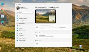 Windows Spotlight settings open on Windows 11