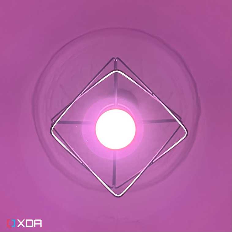 Yeelight HomeKit bulb for Apple Home in pink