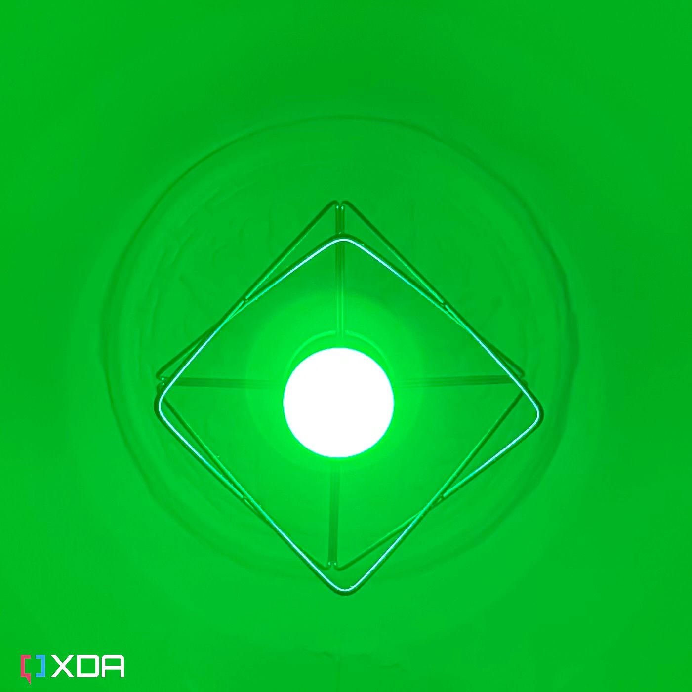 Yeelight HomeKit bulb for Apple Home in green