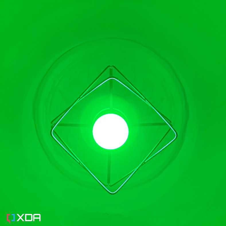 Yeelight HomeKit bulb for Apple Home in green