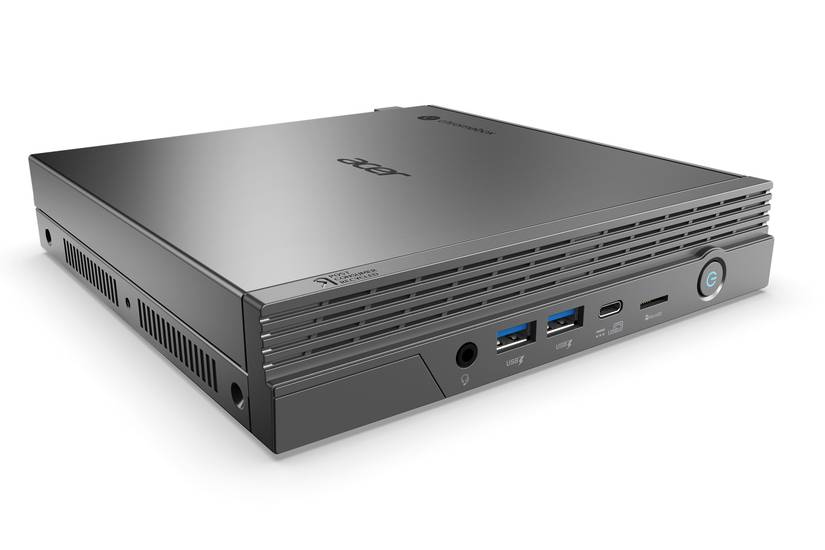Angled view of the Acer Chromebox CXI5 facing slightly right
