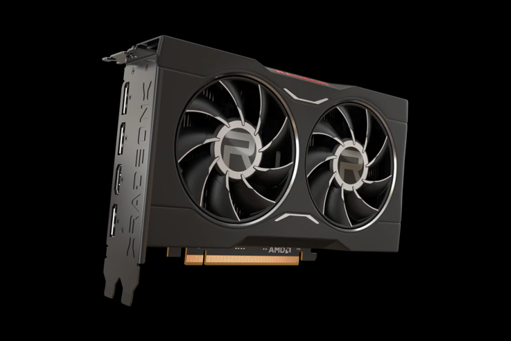 The AMD Radeon RX 6650 XT GPU.