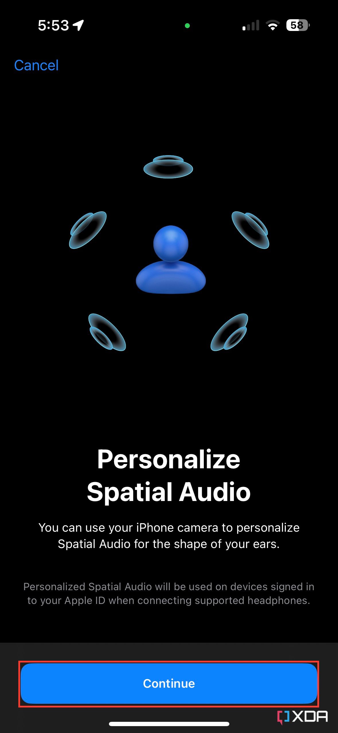 How to set up Personalized Spatial Audio for the AirPods using an