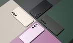 A render showing the Samsung Galaxy S23 in all four colors.