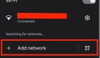 Scan QR to add wifi option in Android 13