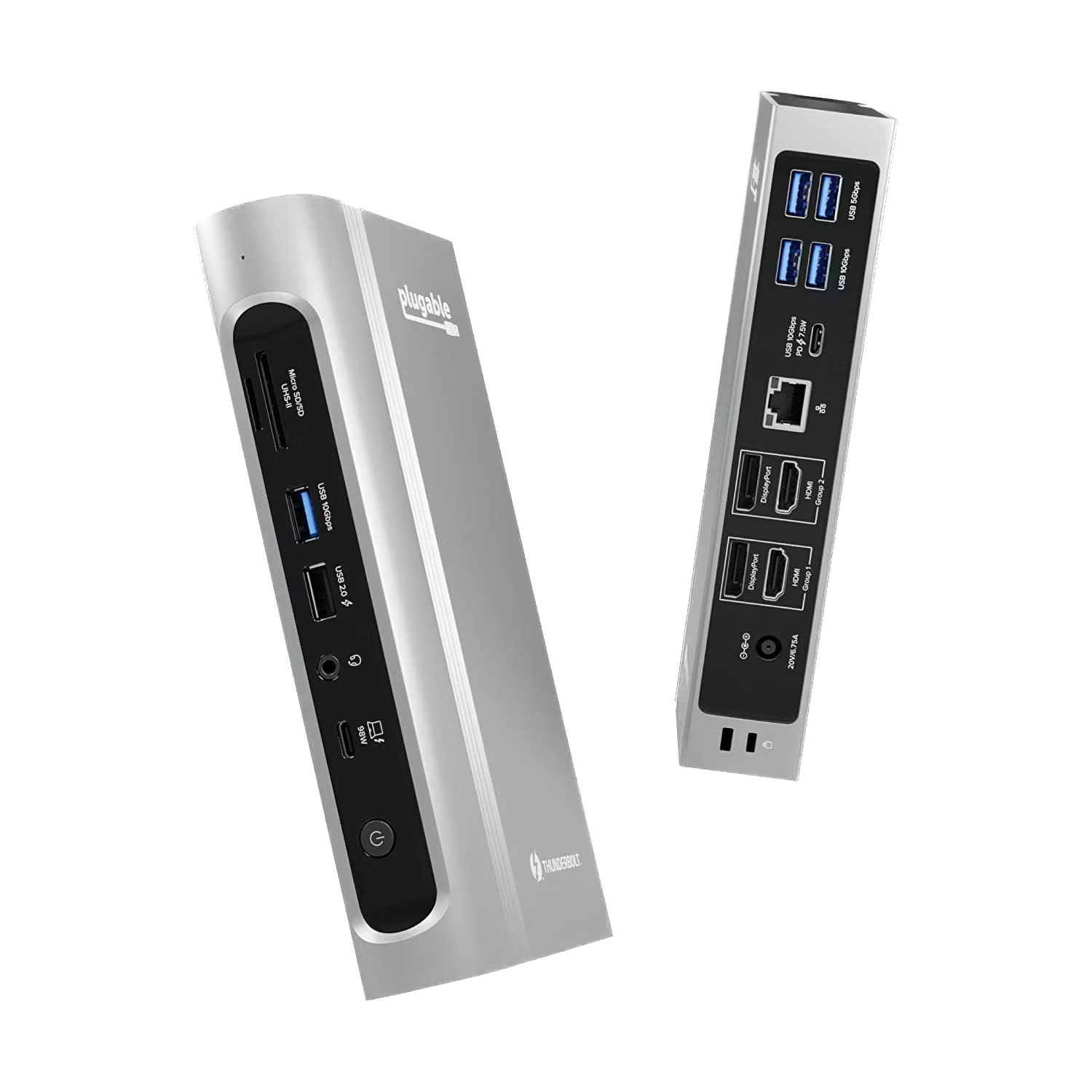 DisplayLink Laptop Docking Station Dual Monitor, USB C Dock with 120w  Power, USB C Docking Station with 2 HDMI, 2 DisplayPort,2.5Gbps  Ethernet,USB