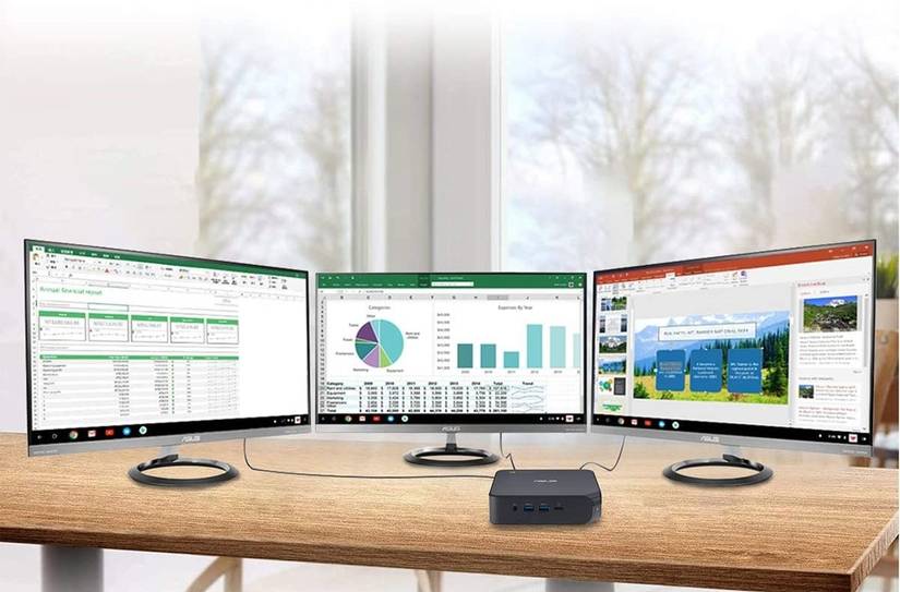 Asus Chromebox 4 with monitors