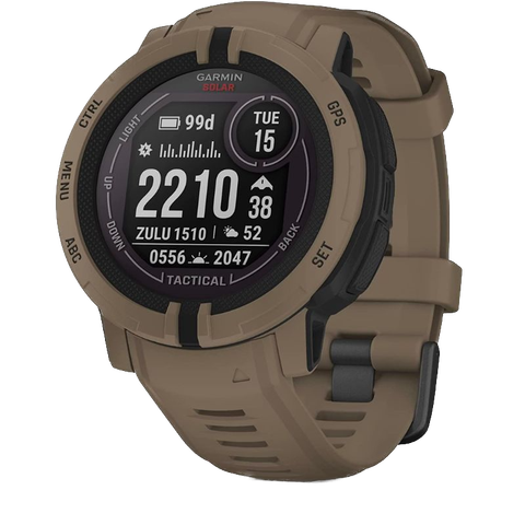 A render of the Garmin Instinct Solar 2 smartwatch.