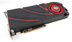The AMD Radeon R9 290X GPU.