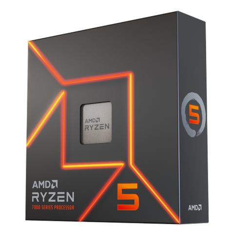 AMD Ryzen 5 on a transparent background