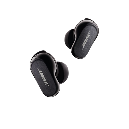 Bose QuietComfort Earbuds 2 on transparent background.