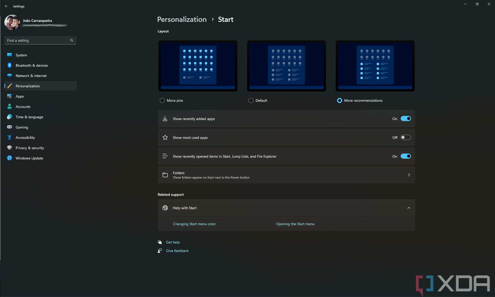 Personalization Start You can make Windows 11 feel like home — here's how to customize it