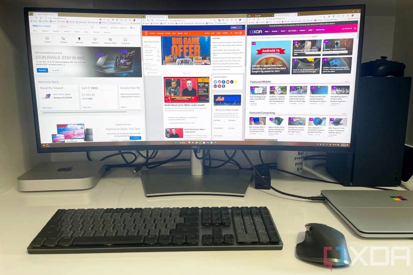 Dell UltraSharp 34 Curved USB-C Hub Monitor (U3423WE) on desk