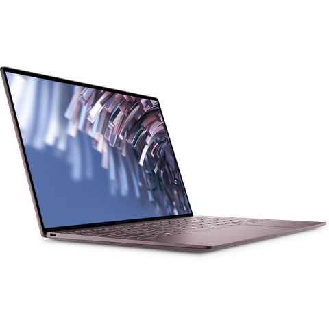 Angled front view of the Dell XPS 13 2022 facing right