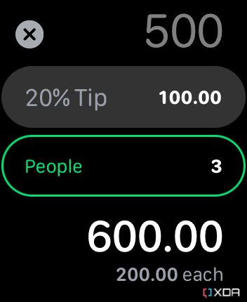 How to calculate the tip and split the bill on your Apple Watch 4