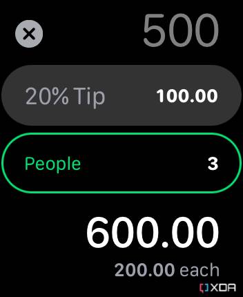 How to calculate the tip and split the bill on your Apple Watch 4