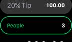How to calculate the tip and split the bill on your Apple Watch 4