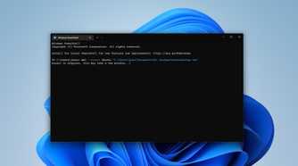 Screenshot of Windows Terminal backing up a WSL distro