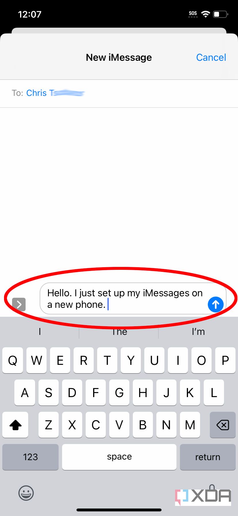 iphone imessage 12
