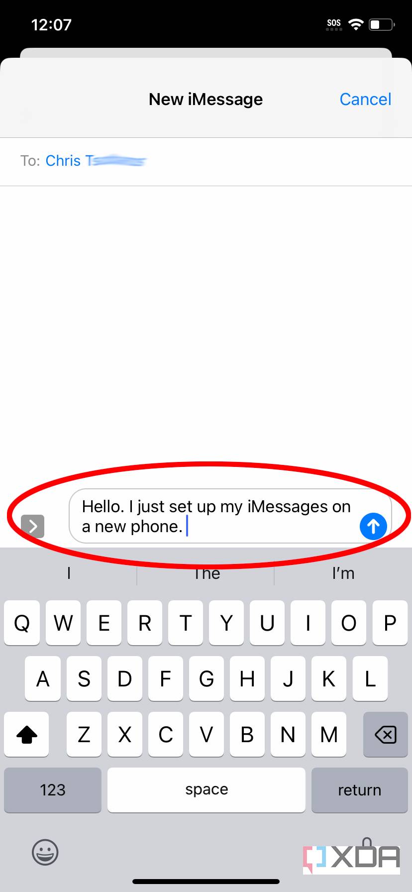 iphone imessage 12