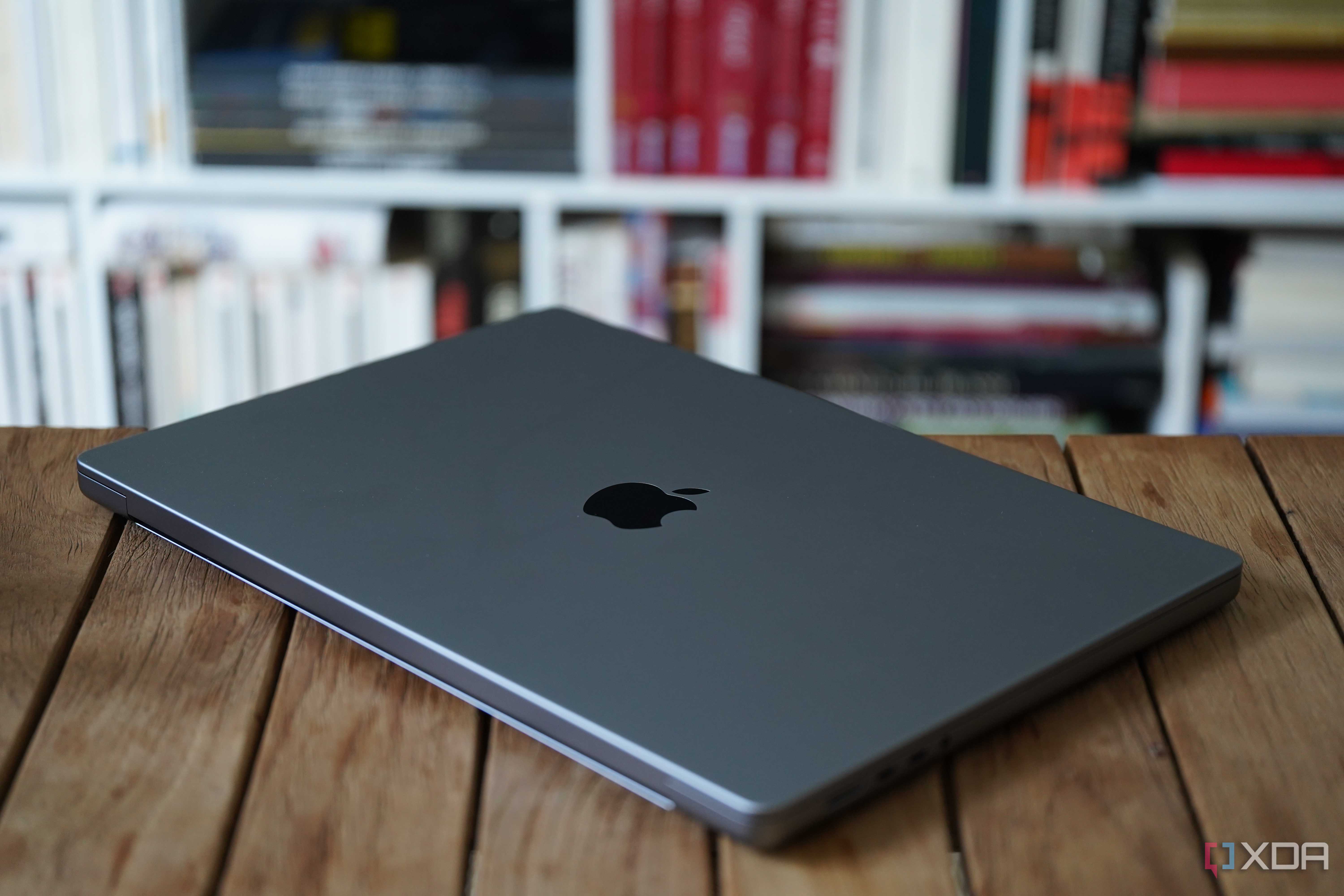 The MacBook Pro M2 Max closed