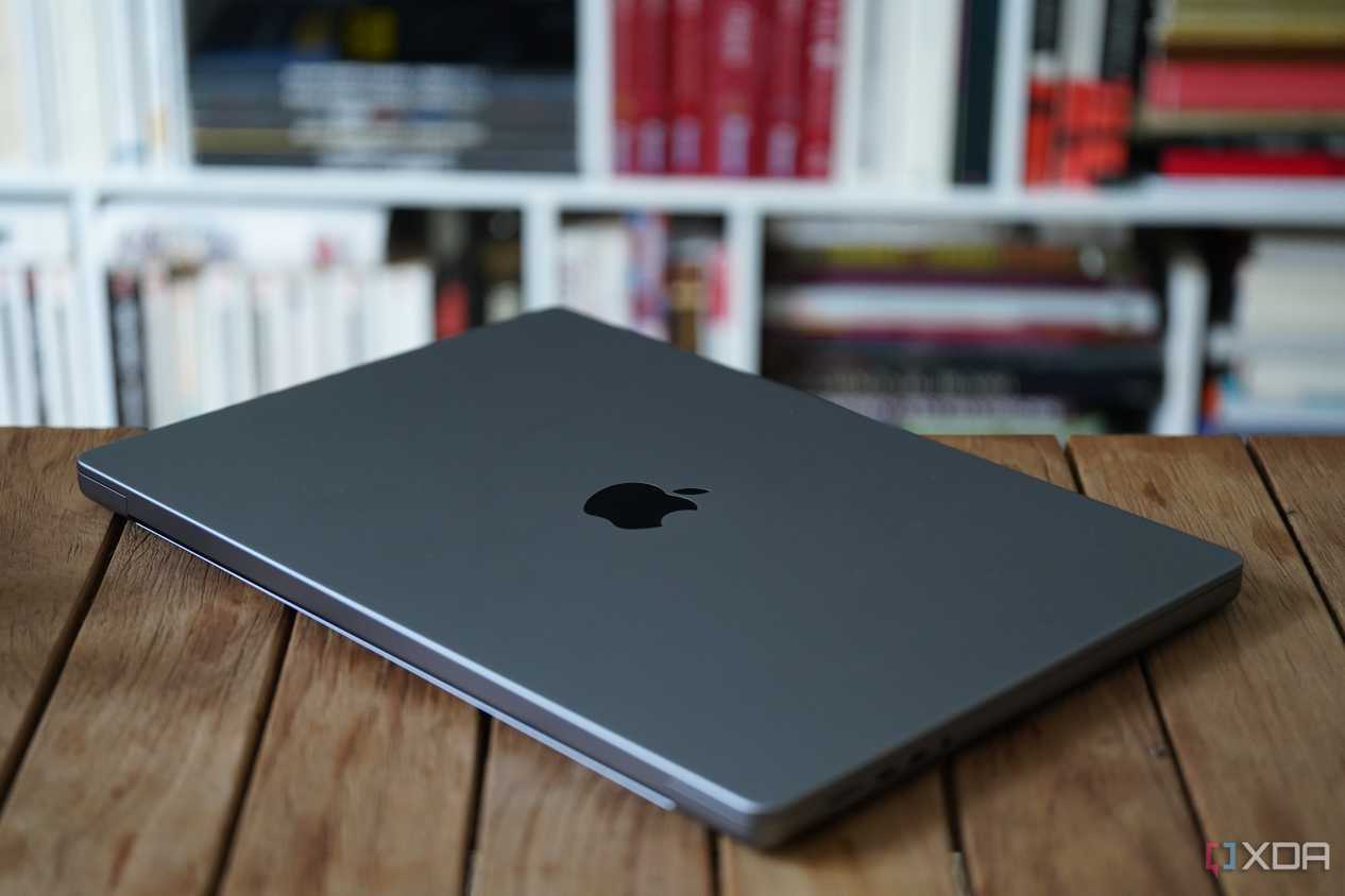 The MacBook Pro M2 Max closed