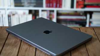 The MacBook Pro M2 Max closed