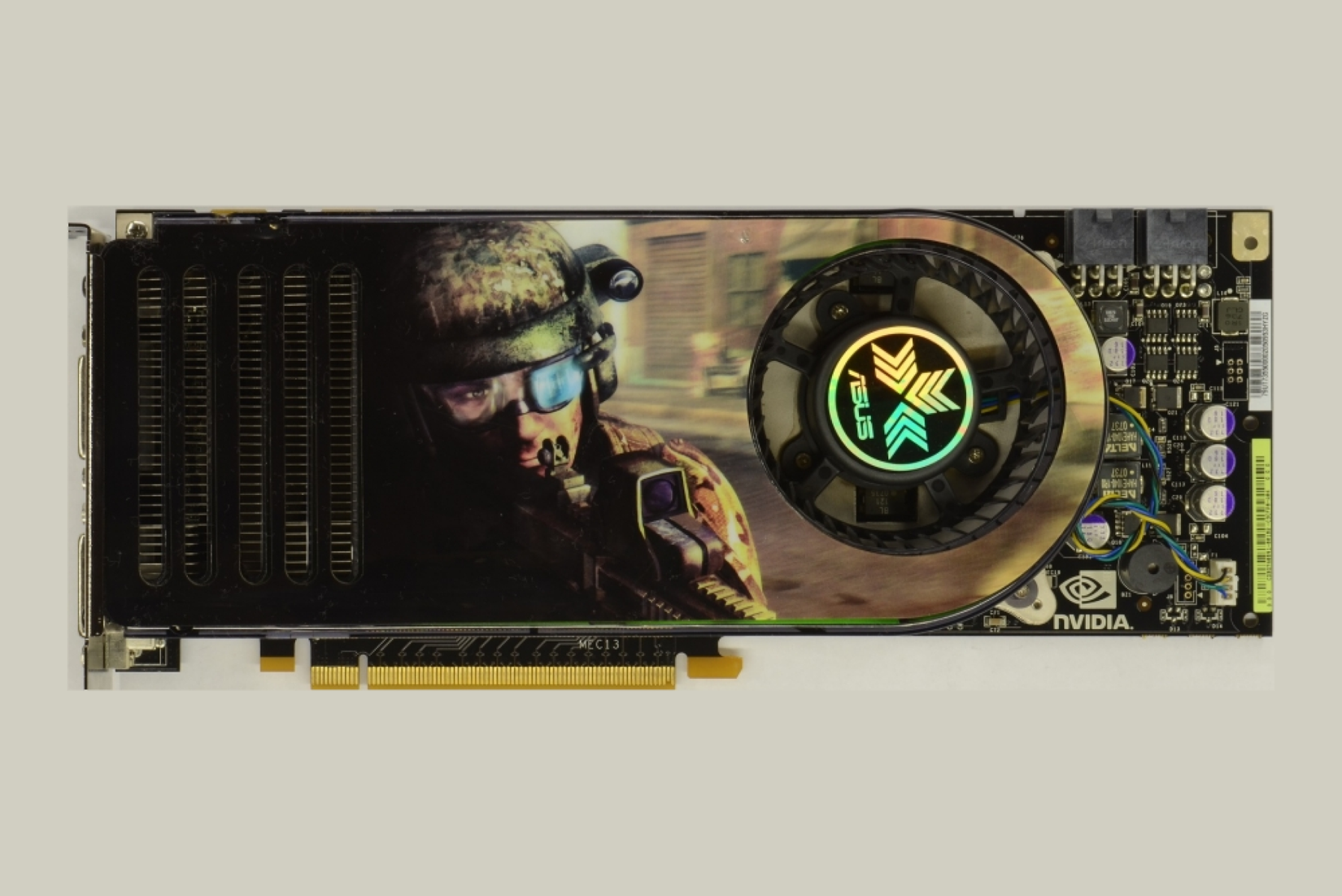 The Nvidia GeForce 8800 GTX graphics card.