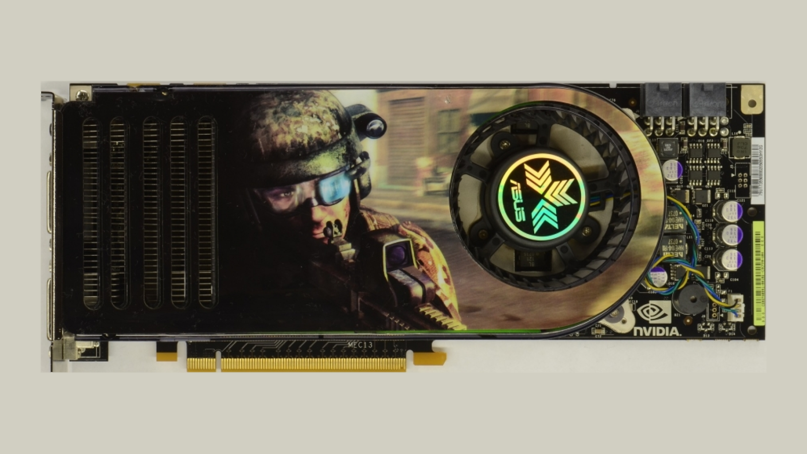 The Nvidia GeForce 8800 GTX graphics card.