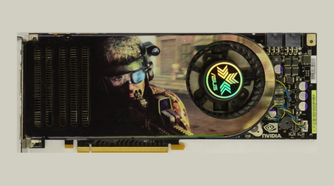 The Nvidia GeForce 8800 GTX graphics card.