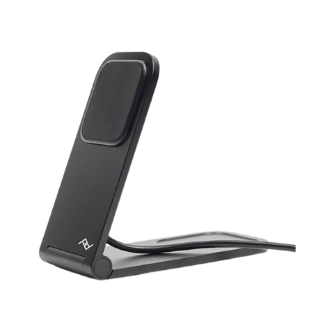 Peak Design Mobile Wireless Charging Stand on transparent background.