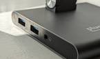 Plugable USb-C Dock ports left