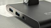 Plugable USb-C Dock ports left