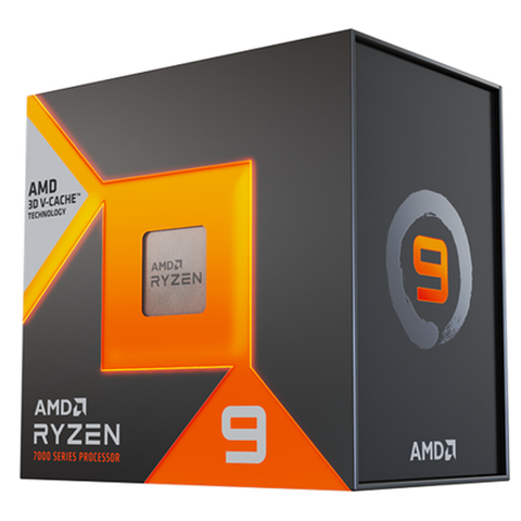 The box for a Ryzen 9 7000X3D CPU.