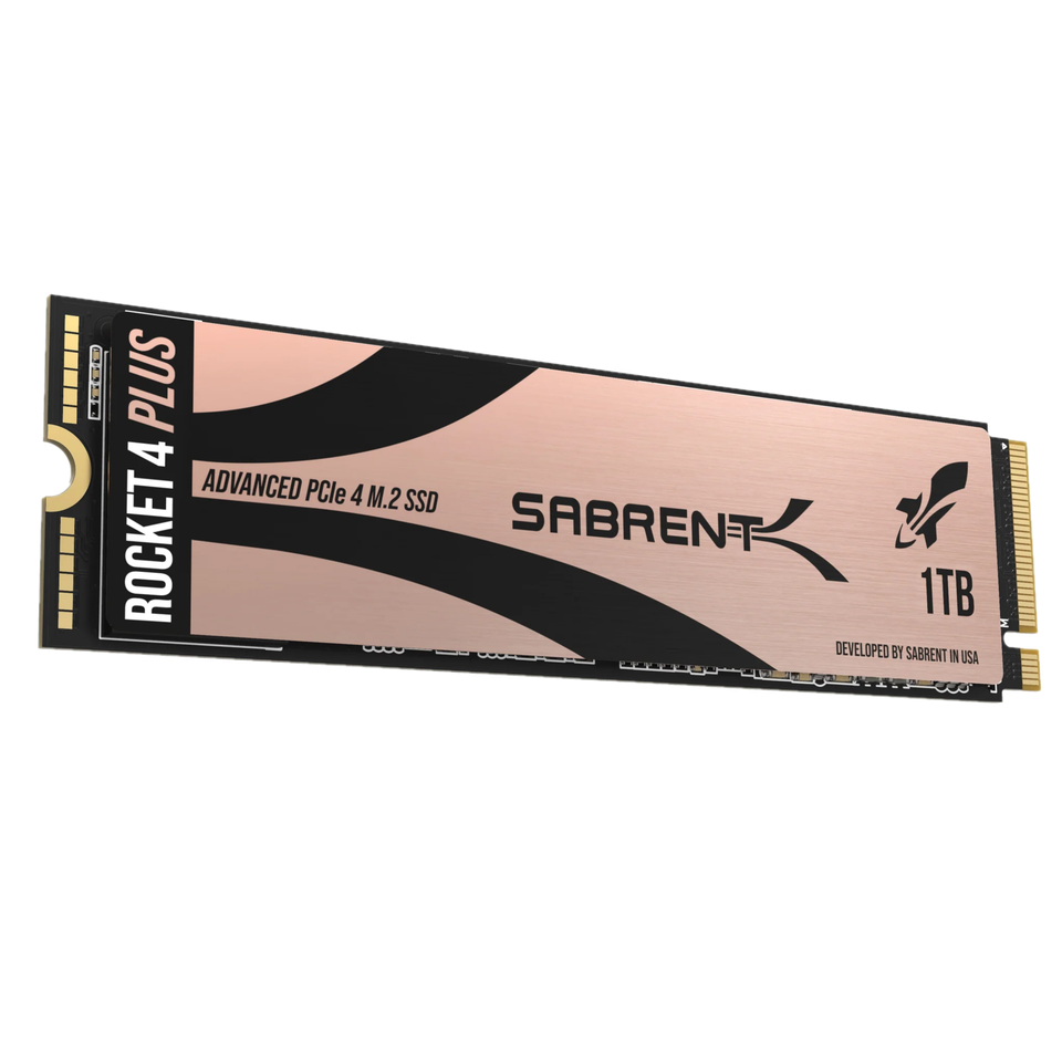 The Sabrent Rocket 4 Plus SSD.