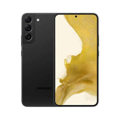 Samsung Galaxy S22+ on transparent background.