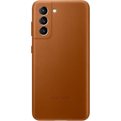 A render of the Samsung leather case for the Galaxy S21.
