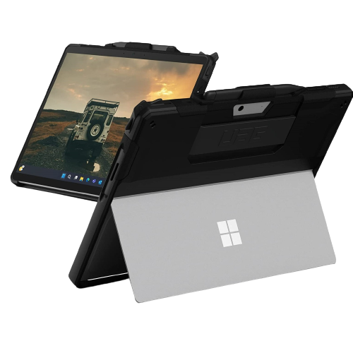 Étui Microsoft Surface Pro 9, Simili Cuir - Collection SafeStand