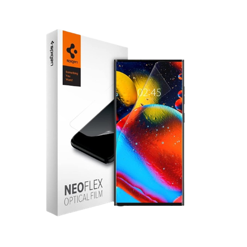 Spigen NeoFlex for Galaxy S23 Ultra transparent background.
