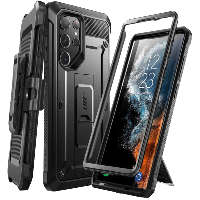 Spigen Optik Armor Galaxy S23 Case (2023) - Shock-Absorbent Bumper in Black