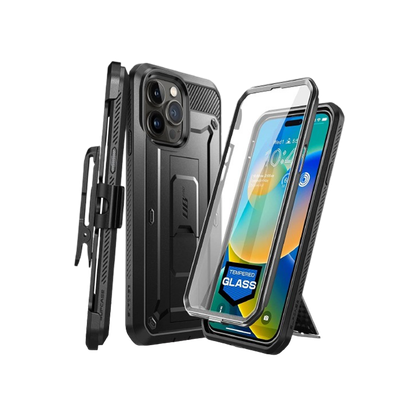 Supcase Unicorn Beetle Pro for iPhone 14 Pro Max on transparent background.