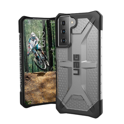 A render of the UAG Plasma Ice case for Galaxy S21.