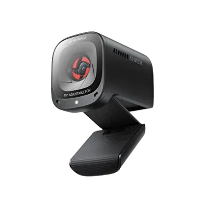 Side view of the Anker PowerConf C200 Webcam