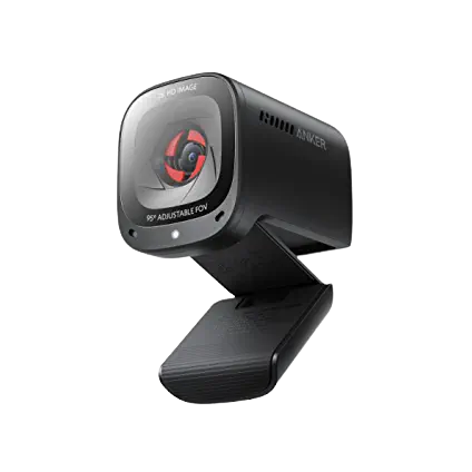 Side view of the Anker PowerConf C200 Webcam