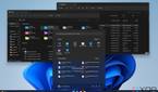 Screenshot of the Windows 11 Start menu with a context menu showing an "Open file location" option. Two File Explorer windows are in the background.