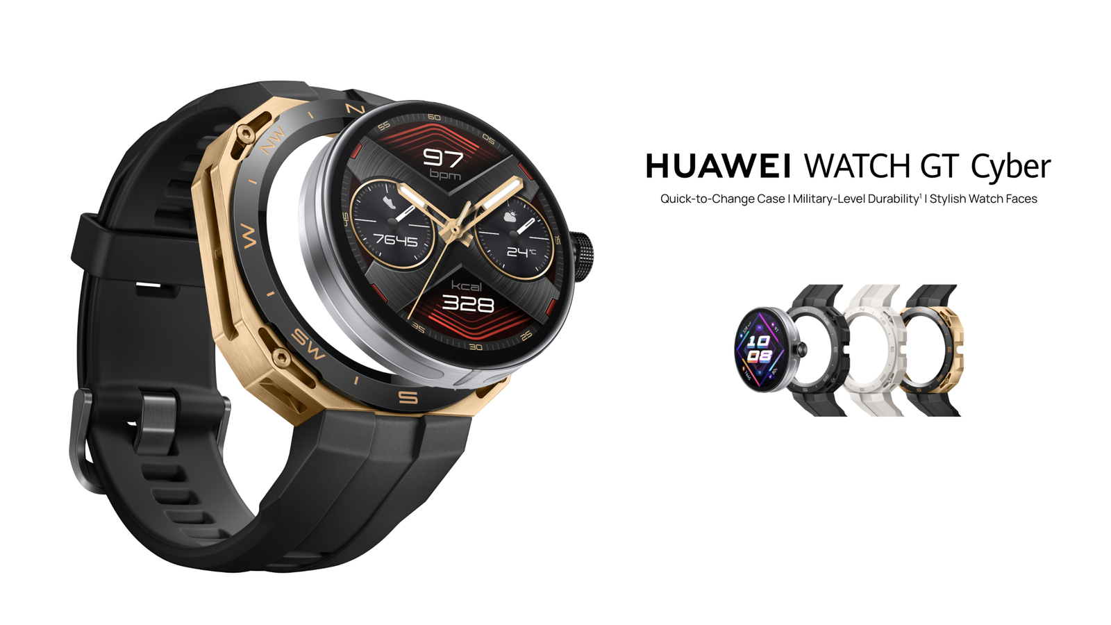 Huawei Watch GT Cyber has user-swappable parts that can evolve its