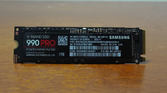 A closeup of the 990 Pro.