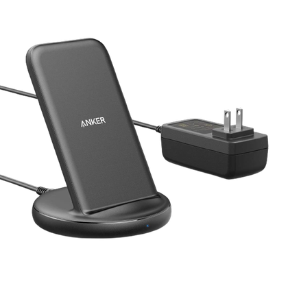 Anker PowerWave II Stand on transparent background.