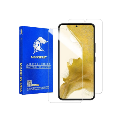 ArmorSuit Military Shield for Galaxy S22+ on transparent background.