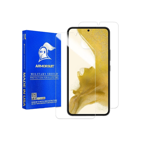 ArmorSuit Military Shield for Galaxy S22+ on transparent background.